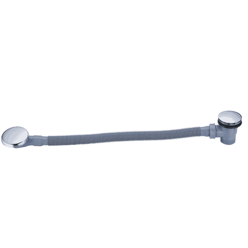 Round Clicker Bath Waste with Overflow