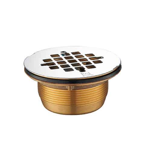 Brass shower drain strainer