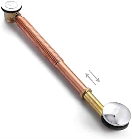 Rotary Bathtub Water Device Sewer Pipe Bathtub Drain with Overflow - Image 2